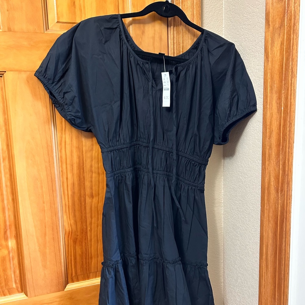 Jcrew black casual dress (nwt)